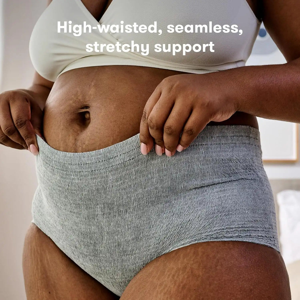 Frida Mom Postpartum Underwear for C-Section Recovery, Disposable High Waist with Stretch Support