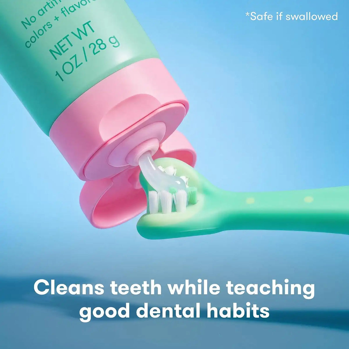 Frida Fluoride-Free Toothpaste for Babies + Toddlers, Strawberry, 1 oz