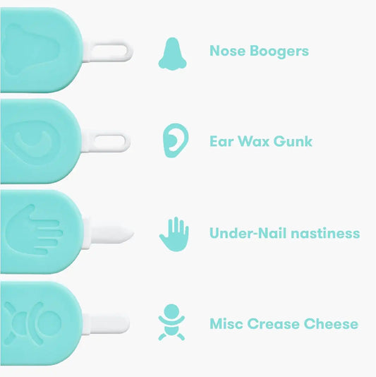 Frida 3-in-1 Nose, Nail + Ear Picker for Baby Grooming