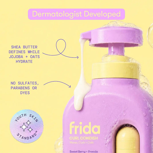 Frida for Kids Curl Conditioner for Kids, Curly Hair Care, 17 oz