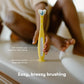 Frida Baby Triple-Angle Toothhugger Toddler Toothbrush, Soft, Yellow