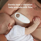 Frida Mom 2-in-1 Lactation Massager for Clogged Milk Ducts, USB Cord, White