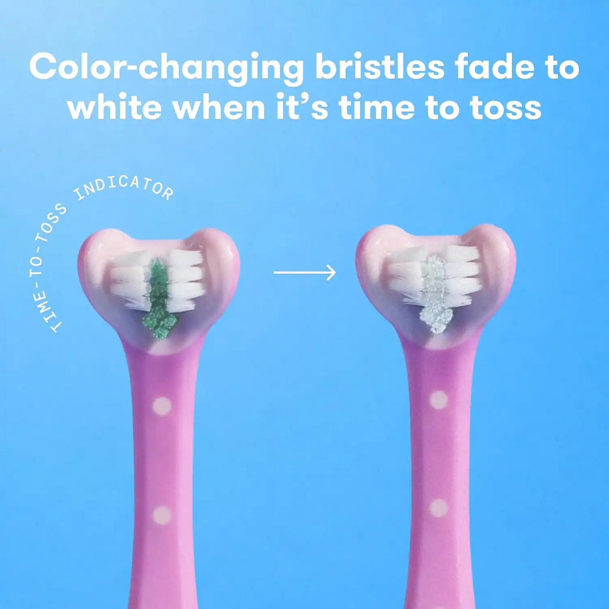 Frida Triple-Angle Toothhugger Toddler Toothbrush, 2 Years and Up