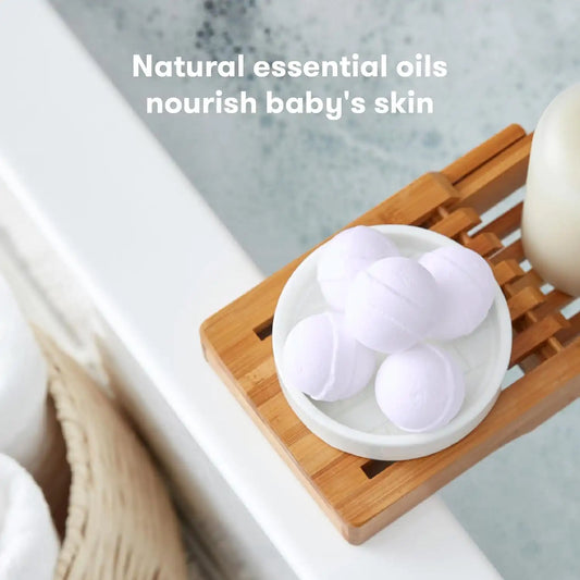 Frida Baby Natural Sleep Bath Bombs, Lavender, for Bedtime, Calming, Safe