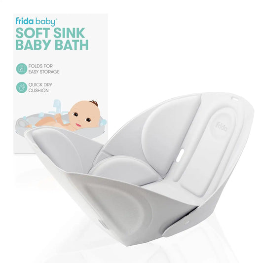 Frida Baby Soft Sink Bath, Sink Bather for Newborns, Easy to Clean Bather