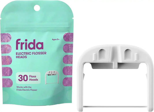 Frida for Kids Electric Flosser Refill Heads, Kids Floss Refills, 30 Ct