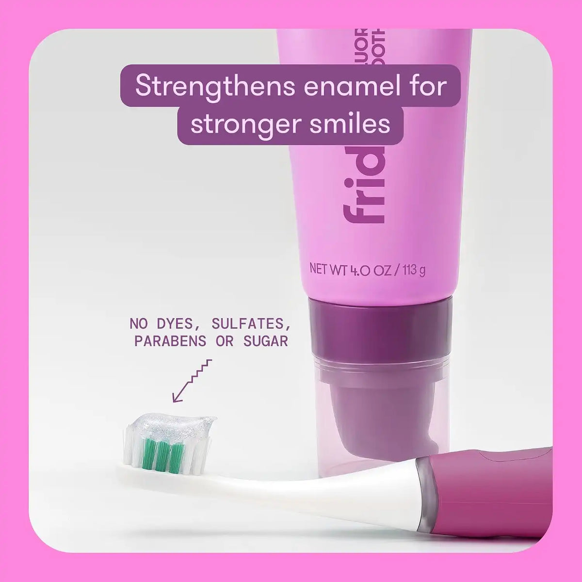 Frida for Kids Fluoride Toothpaste for Kids, Cavity Protection, 4 oz