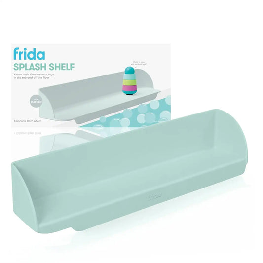FridaBaby Splash Bathtub Shelf, No-Mess Water Barrier for Kids, Easy Access