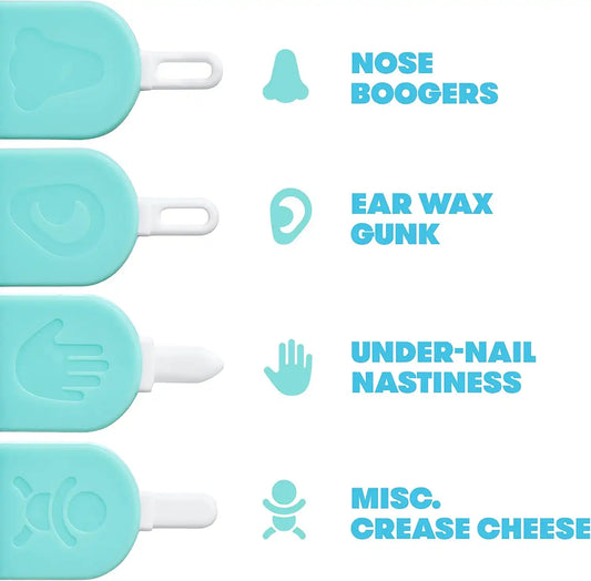 Frida 3-in-1 Nose, Nail + Ear Picker Set, 2 Count, All-In-One Tool