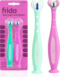 Frida Triple-Angle Toothhugger Toddler Toothbrush, 2 Years and Up