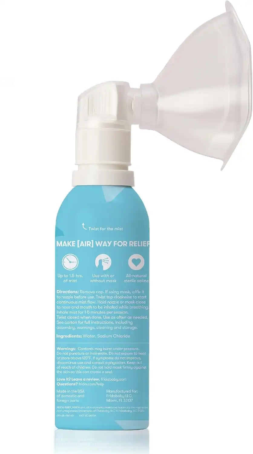 Frida NoseFrida Saline Mist Nasal Inhaler, Babies & Kids, Safe, Gentle