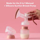 Frida Mom 2-in-1 Manual Breast Pump Silicone Bottle, Milk Collector, 5oz
