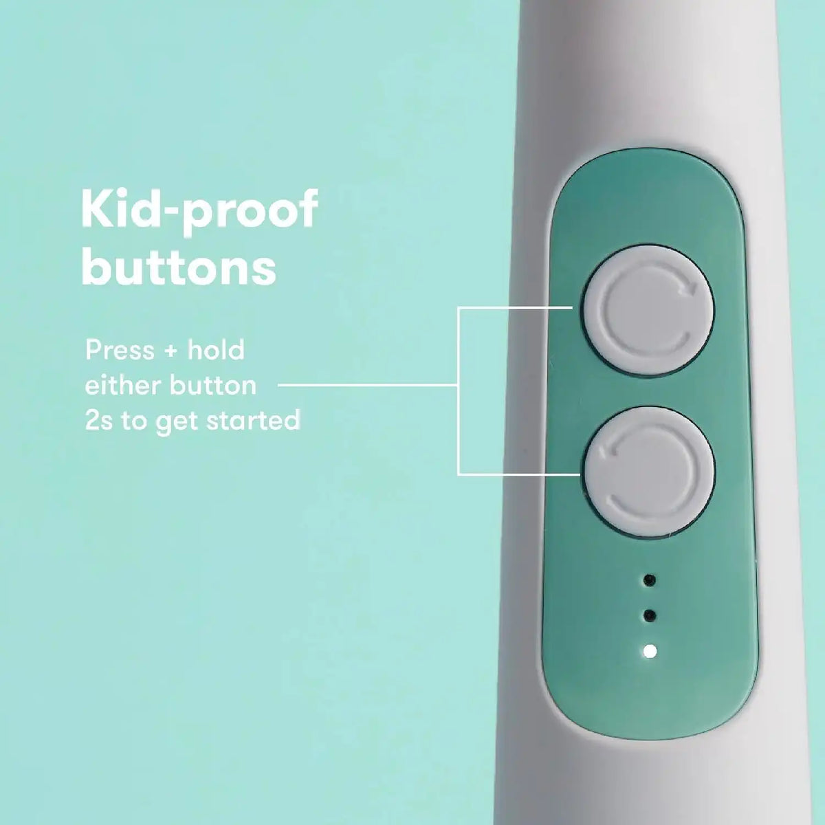 Frida Electric Nail Buffer, Safe Baby Nail File & Trimmer Kit, White