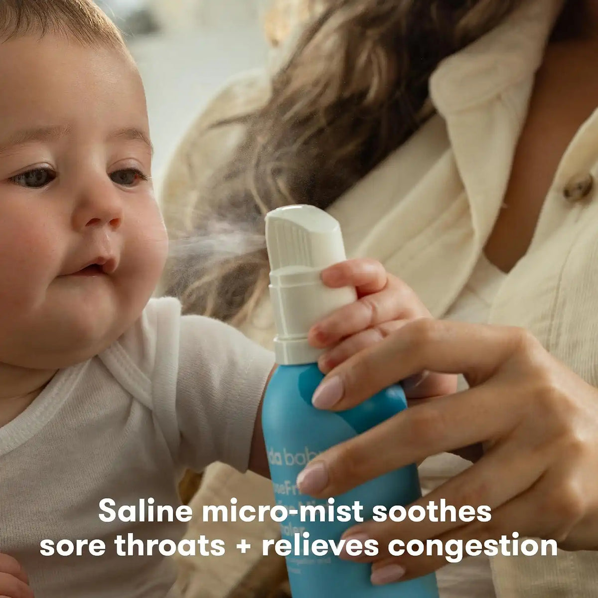 Frida NoseFrida Saline Mist Nasal Inhaler, Babies & Kids, Safe, Gentle