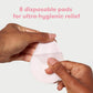 Frida Mom Nursing Pads, Cooling Hydrogel Nipple Pads for Hydration and Soothing Sore Nipples, Breastfeeding Essentials, 8ct (Pack of 12)