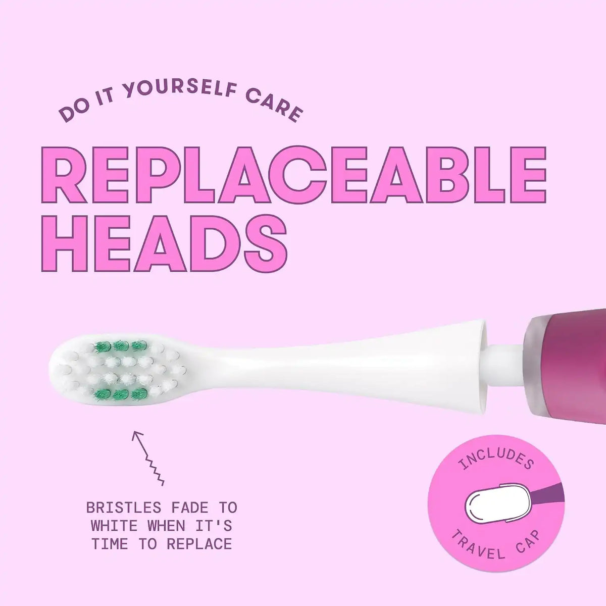 Frida for Kids Electric Toothbrush Heads, Kids Brush Refills, 3 Ct