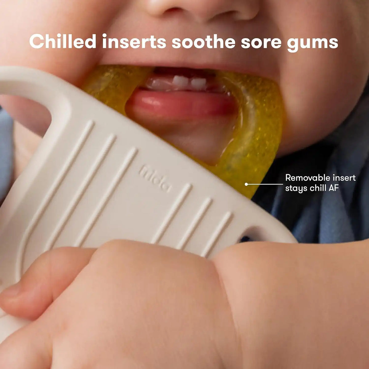 Frida Silicone Teething Toys, 4-in-1 Teether for Babies & Infants