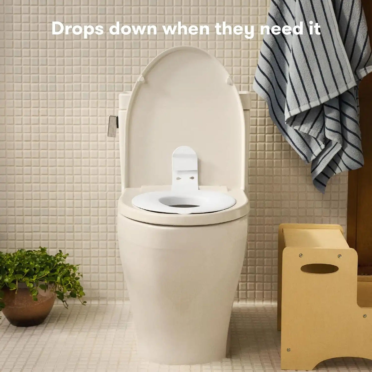 Frida Drop Down Potty Training Seat for Toddlers & Kids, Easy to Clean