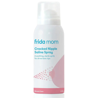 Frida Saline Spray for Cracked Nipples, Spray to Heal Sore, 2 fl oz