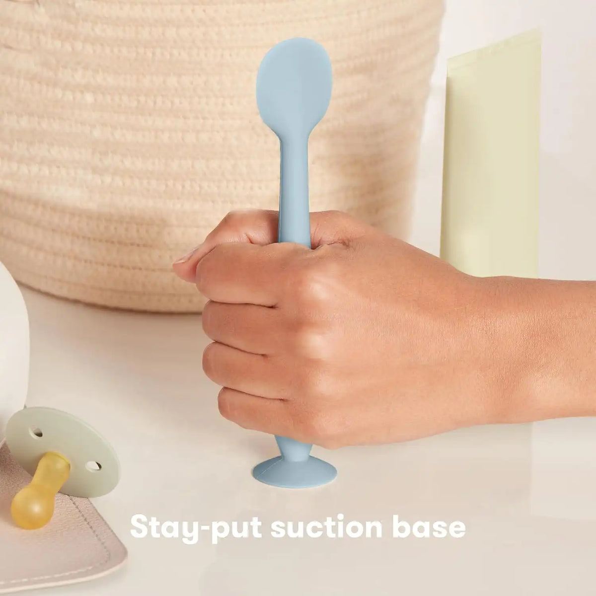 Frida Baby Diaper Cream Spatula, 100%Silicone Butt Spatula, BPA- Free, Blue