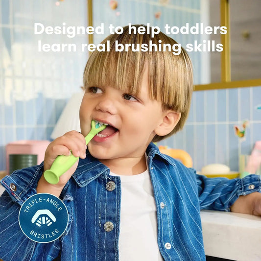 Frida Triple-Angle Toothhugger Toddler Toothbrush, 2 Years and Up