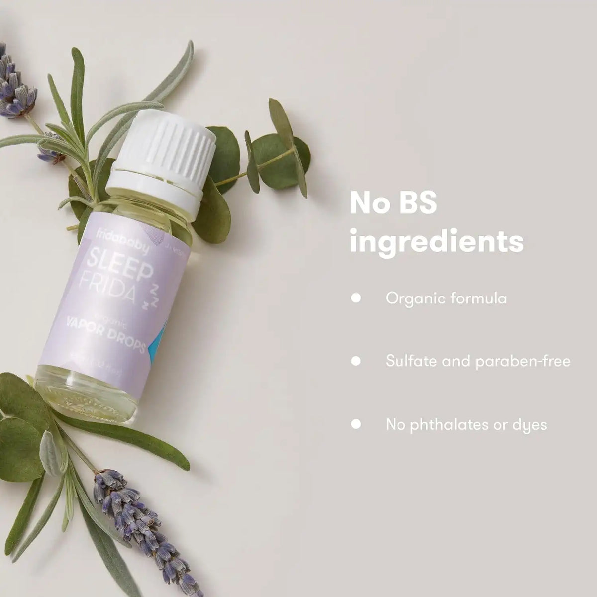 Frida Natural Sleep Vapor Bath Drops, Lavender Essential Oil, Relaxing