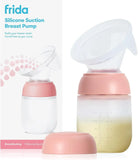 FridaMom Silicone Suction Breast Pump, Hands-Free Milk Collector, Portable