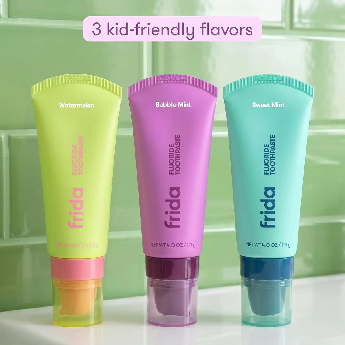 Frida for Kids Fluoride Toothpaste for Kids, Cavity Protection, 4 oz