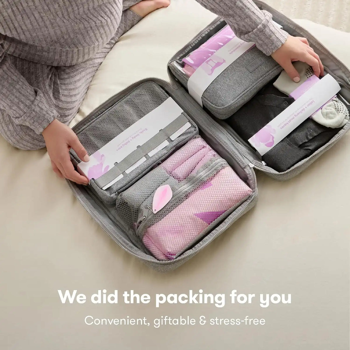 Frida 30pc Pre-Packed Hospital & Diaper Bag Essentials Kit, Gift Set