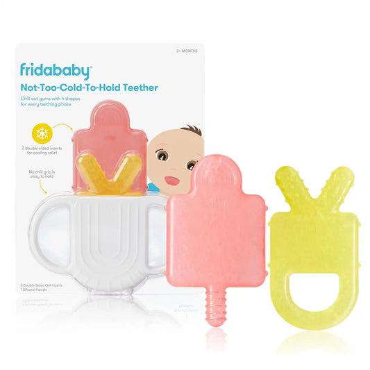 Frida Silicone Teething Toys, 4-in-1 Teether for Babies & Infants