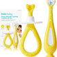 Frida Grow-with-Me Training Toothbrush Set, 6-18 Months, Yellow