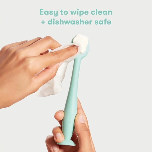 Frida Baby Diaper Cream Spatula, Silicone Butt Spatula, Suction-cup, Teal