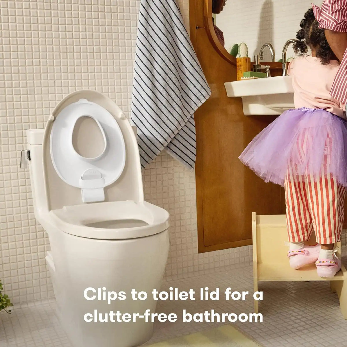 Frida Drop Down Potty Training Seat for Toddlers & Kids, Easy to Clean