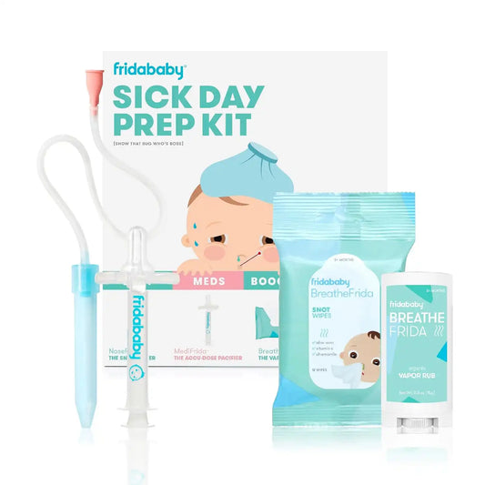 Frida Baby Sick Day Prep Kit, 4pc Baby Essential, All-In-One Set for Babies