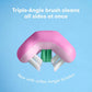 Frida Triple-Angle Toothhugger Toddler Toothbrush, 2 Years and Up