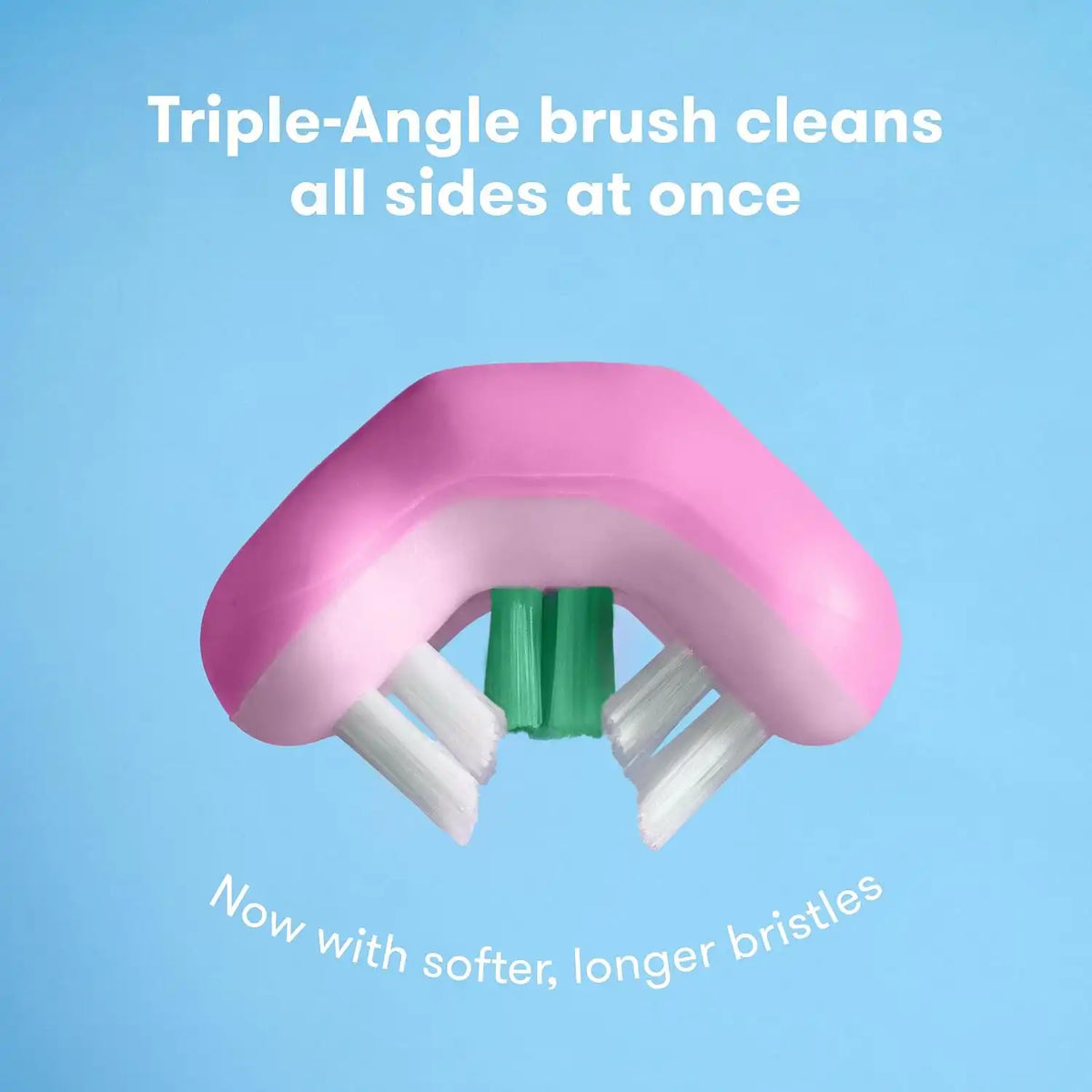 Frida Triple-Angle Toothhugger Toddler Toothbrush, 2 Years and Up