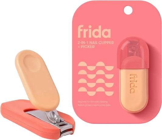 Frida for Kids Nail Clipper for Kids, Safety Nail Clipper + Picker, 1 Ct