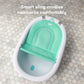 Frida Baby 4-in-1 Grow-with-Me Bathtub for Newborns to Toddler, Plastic, with Removable Seat and Backrest Support - 1 Pack, Green