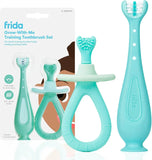 Frida Grow-with-Me Training Toothbrush Set, 2 Stages, 6+ Months